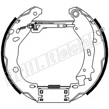 Photo Brake Shoe Set fri.tech. 16471