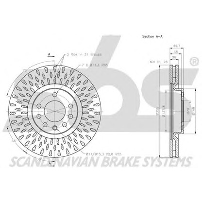 Photo Brake Disc sbs 1815202353