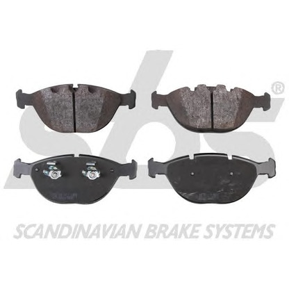 Photo Brake Pad Set, disc brake sbs 1501221537