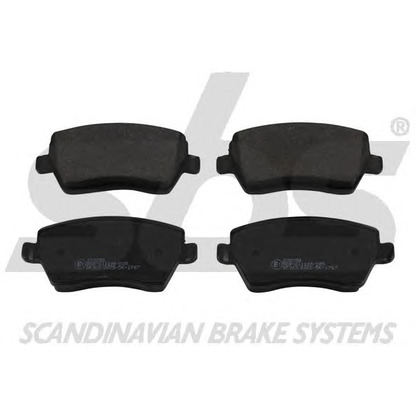 Photo Brake Pad Set, disc brake sbs 1501222258