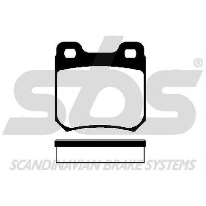 Photo Brake Pad Set, disc brake sbs 1501223612