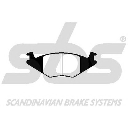 Photo Brake Pad Set, disc brake sbs 1501224715