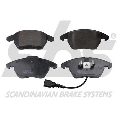 Photo Brake Pad Set, disc brake sbs 1501224770