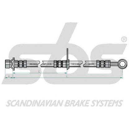 Photo Brake Hose sbs 1330852649