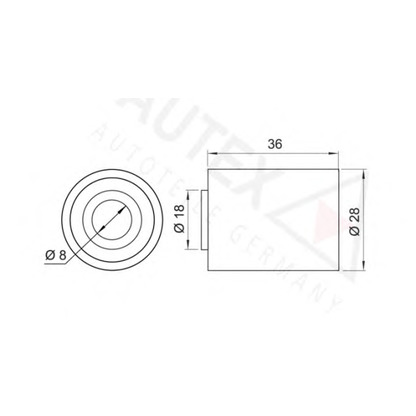 Foto Galoppino/Guidacinghia, Cinghia dentata AUTEX 651397