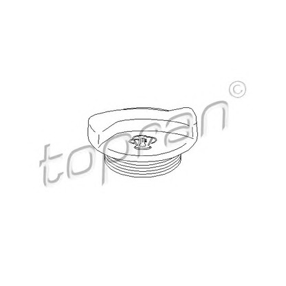 Foto Verschlussdeckel, Kühlmittelbehälter TOPRAN 103451