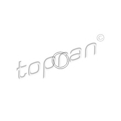 Фото Уплотнительное кольцо, клапанная форсунка TOPRAN 107316