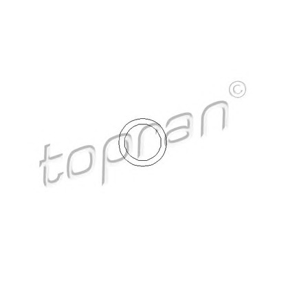 Фото Уплотнительное кольцо, клапанная форсунка TOPRAN 109640