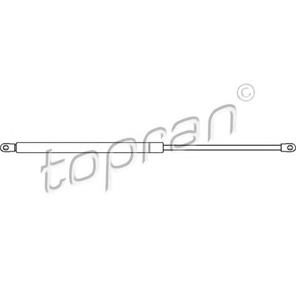 Photo Gas Spring, boot-/cargo area TOPRAN 104097