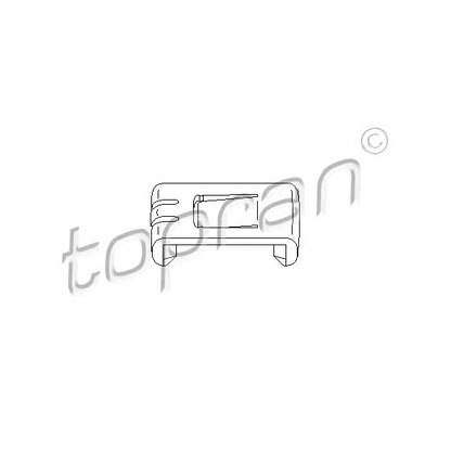 Zdjęcie Element ustalający, dostosowanie siedzenia TOPRAN 102921