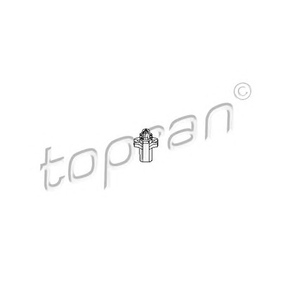 Foto Lámpara incandescente, panel de instrumentos TOPRAN 107086