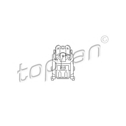 Photo Blower Switch, heating/ventilation TOPRAN 103428