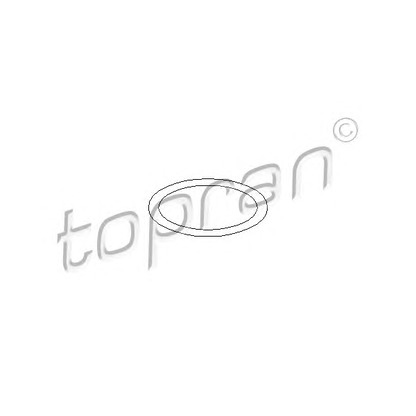 Фото Уплотняющее кольцо, масляный радиатор TOPRAN 104526