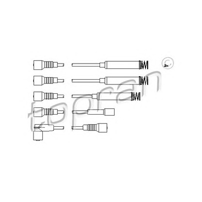 Photo Kit de câbles d'allumage TOPRAN 202519