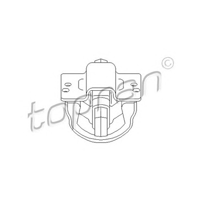 Photo Mounting, automatic transmission TOPRAN 400039