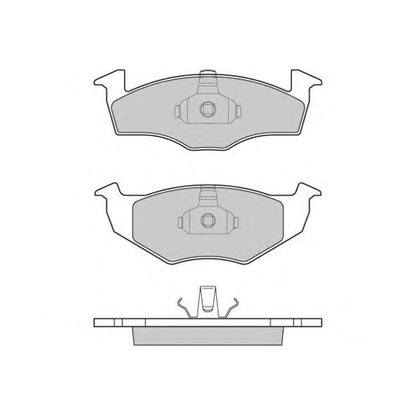 Zdjęcie Zestaw klocków hamulcowych, hamulce tarczowe E.T.F. 120682