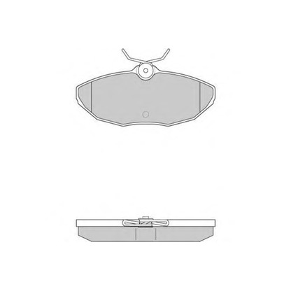 Photo Brake Pad Set, disc brake E.T.F. 120934