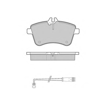 Photo Brake Pad Set, disc brake E.T.F. 121172