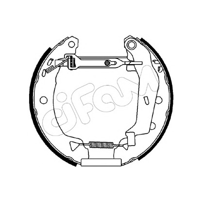 Photo Brake Shoe Set CIFAM 151029