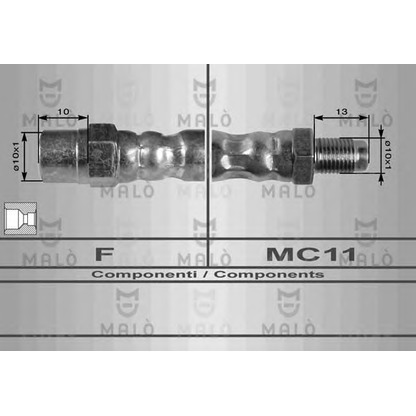 Photo Brake Hose MALÒ 8244