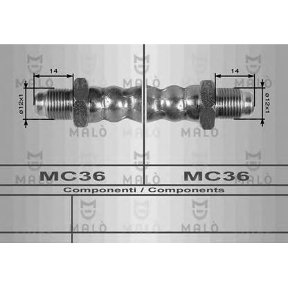 Foto Kupplungsschlauch MALÒ 8378