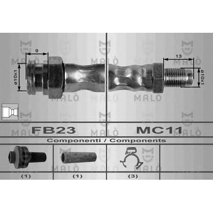 Foto Flessibile del freno MALÒ 8492