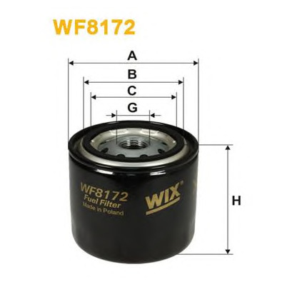 Foto Filtro combustible WIX FILTERS WF8172