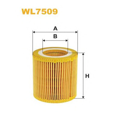 Photo Oil Filter WIX FILTERS WL7509