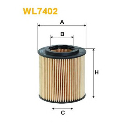 Photo Oil Filter WIX FILTERS WL7402