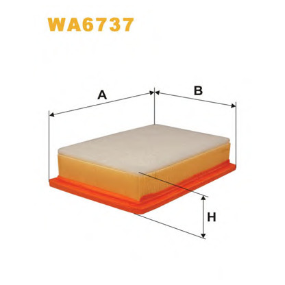 Foto Filtro aria WIX FILTERS WA6737