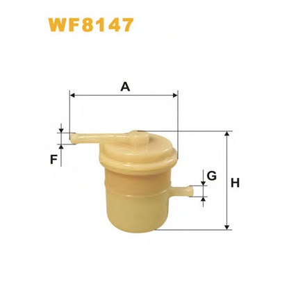 Photo Fuel filter WIX FILTERS WF8147