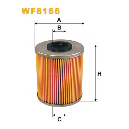Photo Fuel filter WIX FILTERS WF8166