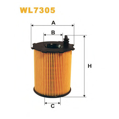 Photo Air Filter WIX FILTERS WL7305