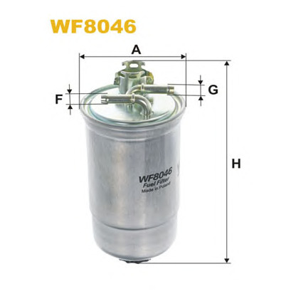 Photo Fuel filter WIX FILTERS WF8046