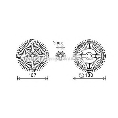 Photo Clutch, radiator fan PRASCO MSC499