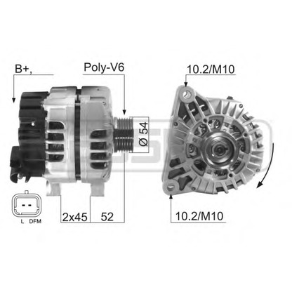 Foto Alternador MESSMER 210604