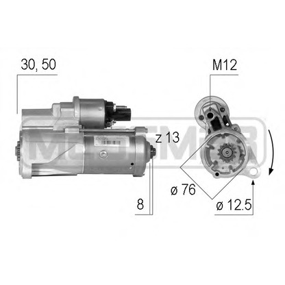 Foto Motor de arranque MESSMER 220589