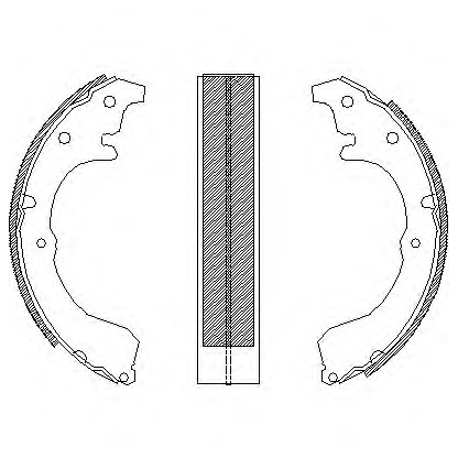 Photo Brake Shoe Set WOKING Z433300