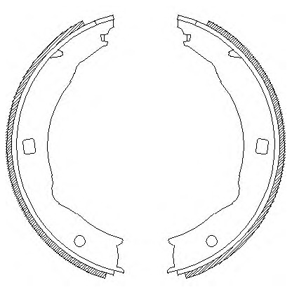 Foto Bremsbackensatz, Feststellbremse WOKING Z471700