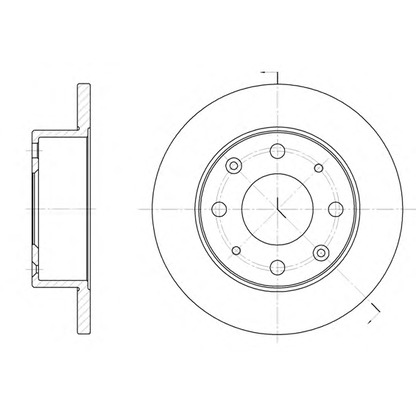 Photo Brake Disc WOKING D601500