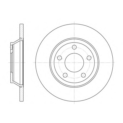 Photo Brake Disc WOKING D647200