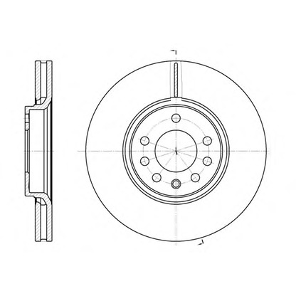 Photo Disque de frein WOKING D668710