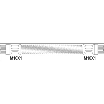 Foto Tubo flexible de frenos WOKING G190073
