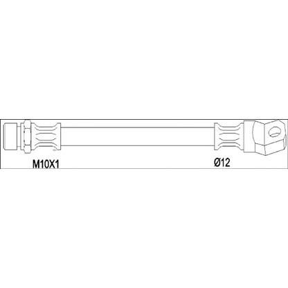 Foto Tubo flexible de frenos WOKING G190408