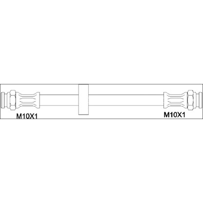 Фото Тормозной шланг WOKING G190605