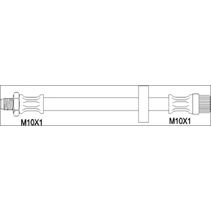 Foto Tubo flexible de frenos WOKING G192406