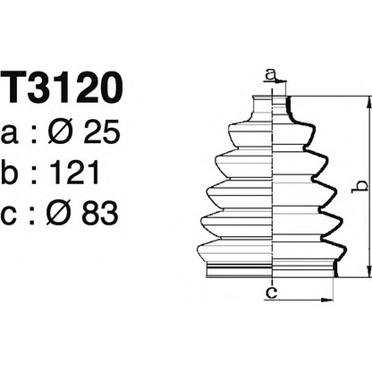 Foto Kit cuffia, Semiasse DEPA T3120