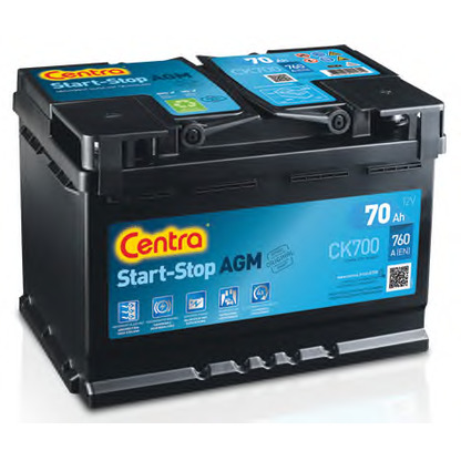 Foto Starterbatterie; Starterbatterie CENTRA CK700