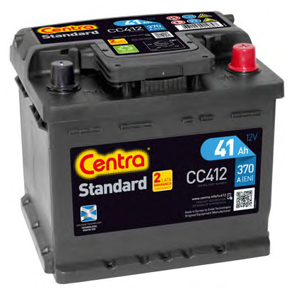 Photo Batterie de démarrage; Batterie de démarrage CENTRA CC412