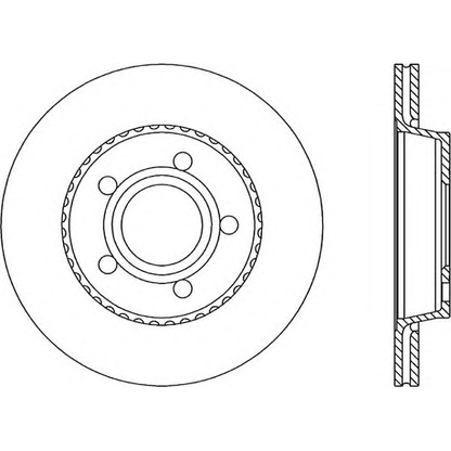 Zdjęcie Tarcza hamulcowa OPEN PARTS BDR102920